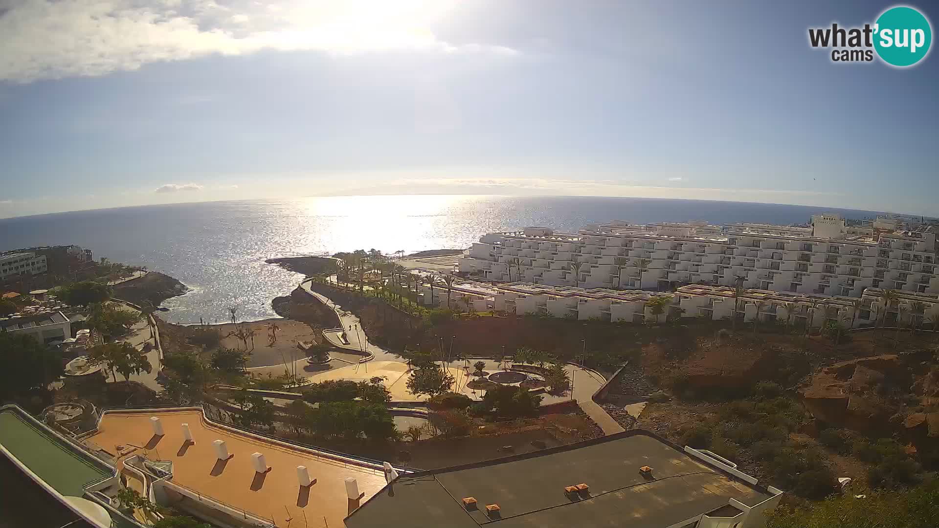 Spletna kamera v živo Las Galgas plaža – Playa Paraiso – otok La Gomera – Costa Adeje – Tenerife