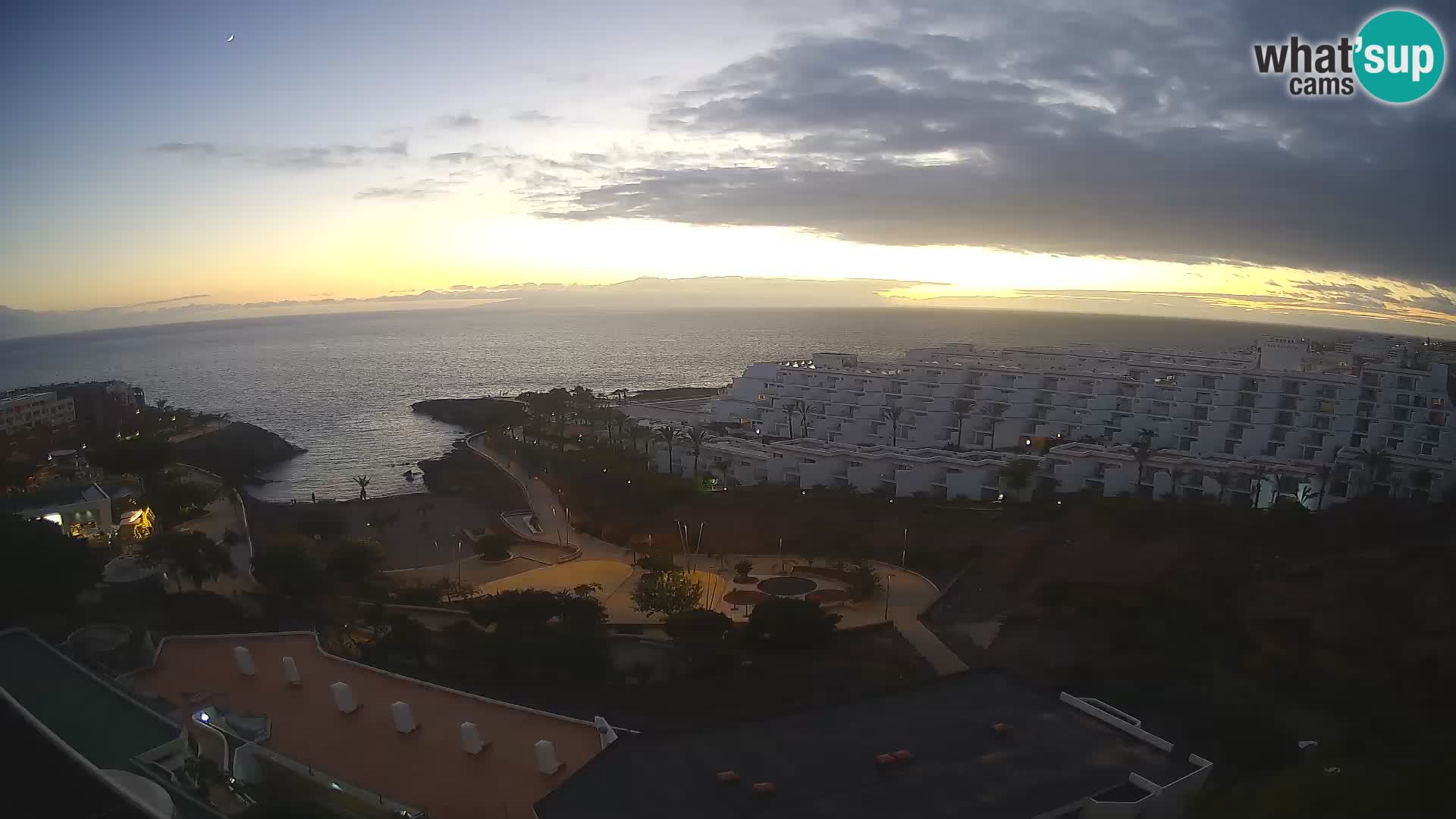 Spletna kamera v živo Las Galgas plaža – Playa Paraiso – otok La Gomera – Costa Adeje – Tenerife