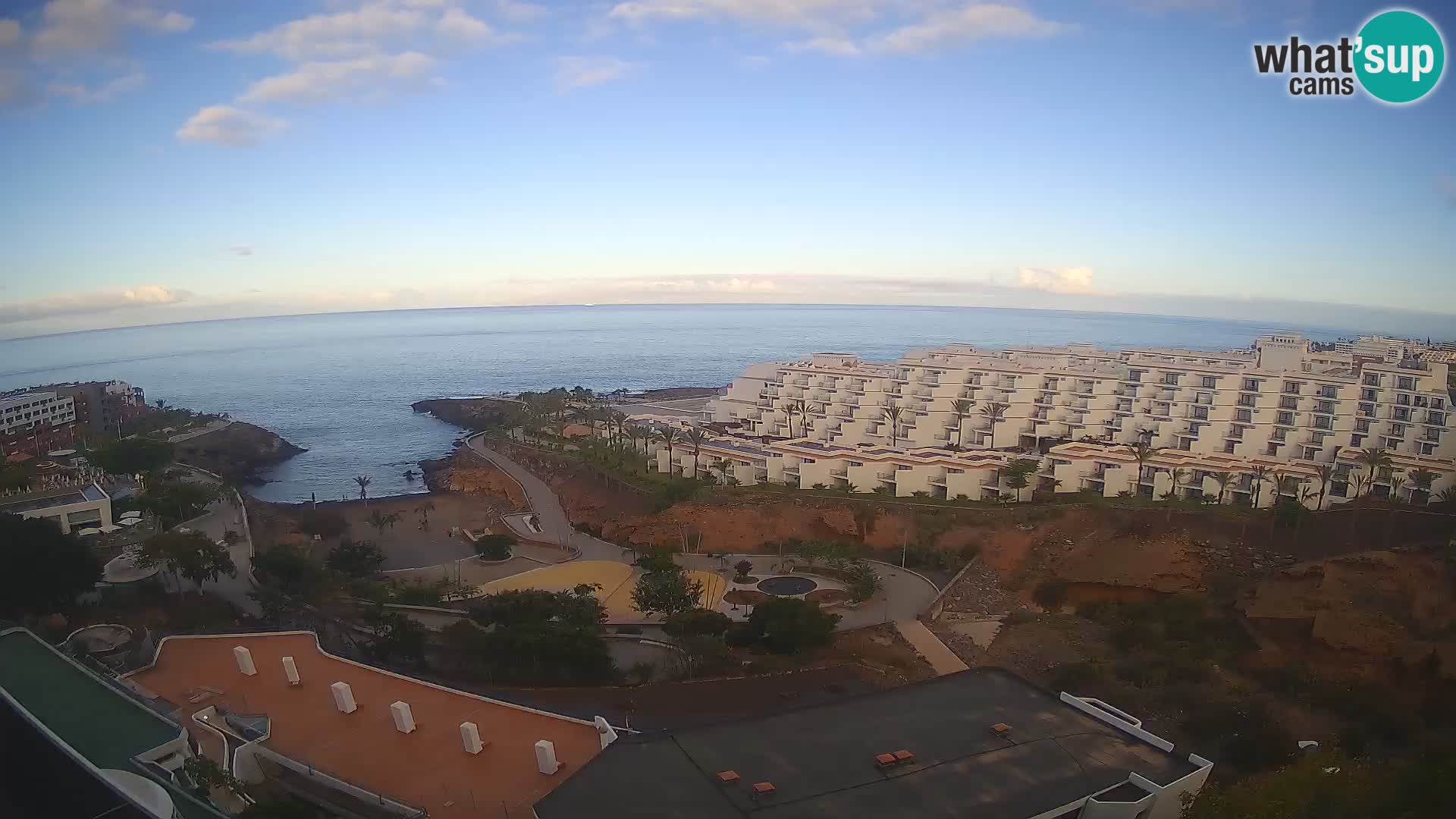 Live webcam Playa de Las Galgas – Playa Paraiso – La Gomera island – Adeje – Tenerife