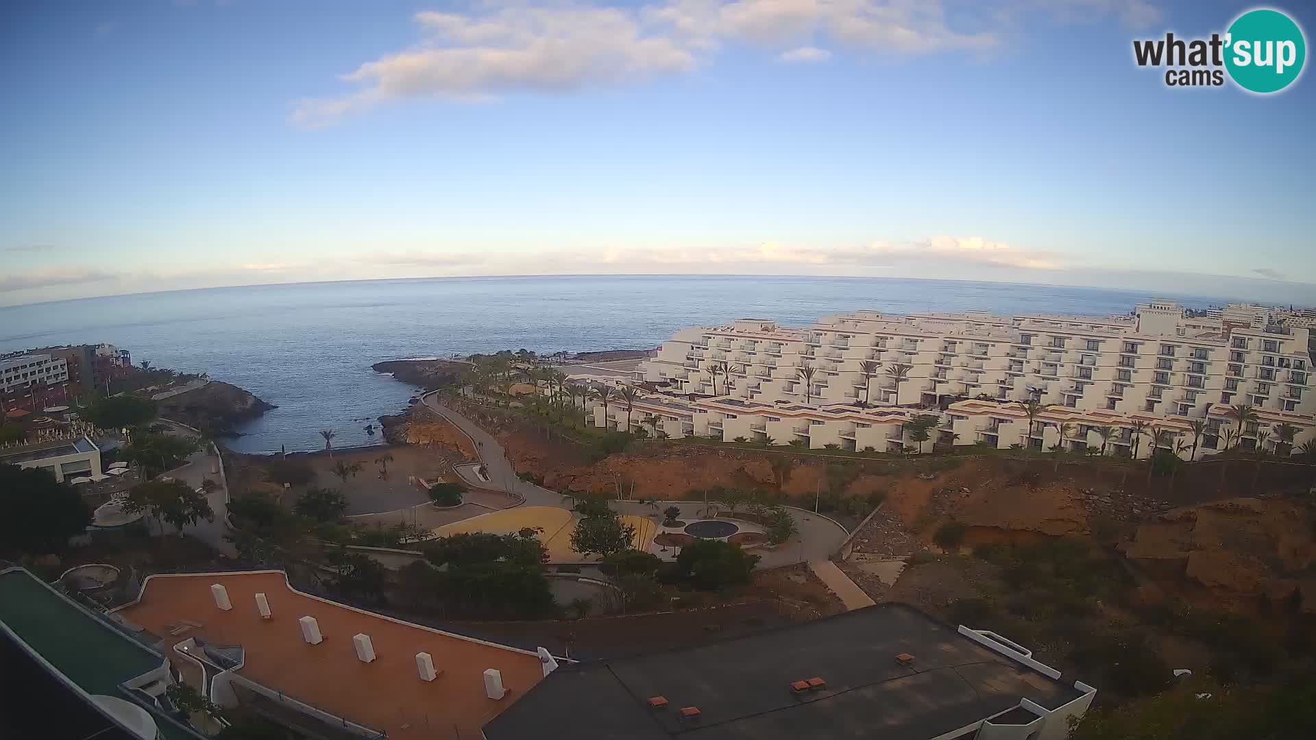 Live webcam Playa de Las Galgas – Playa Paraiso – La Gomera island – Adeje – Tenerife