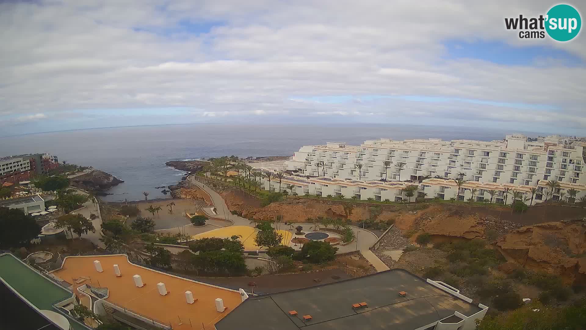 Live webcam Playa de Las Galgas – Playa Paraiso – La Gomera island – Adeje – Tenerife