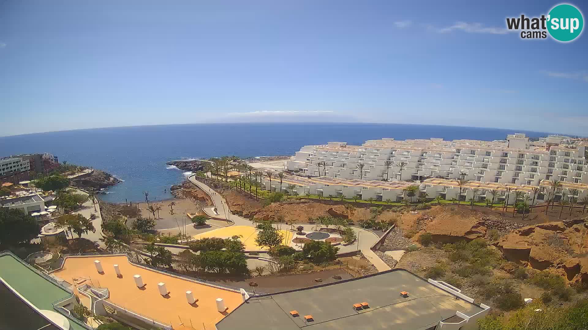 Webcam en vivo Playa de Las Galgas – Playa Paraíso – Isla de La Gomera – Costa Adeje – Tenerife