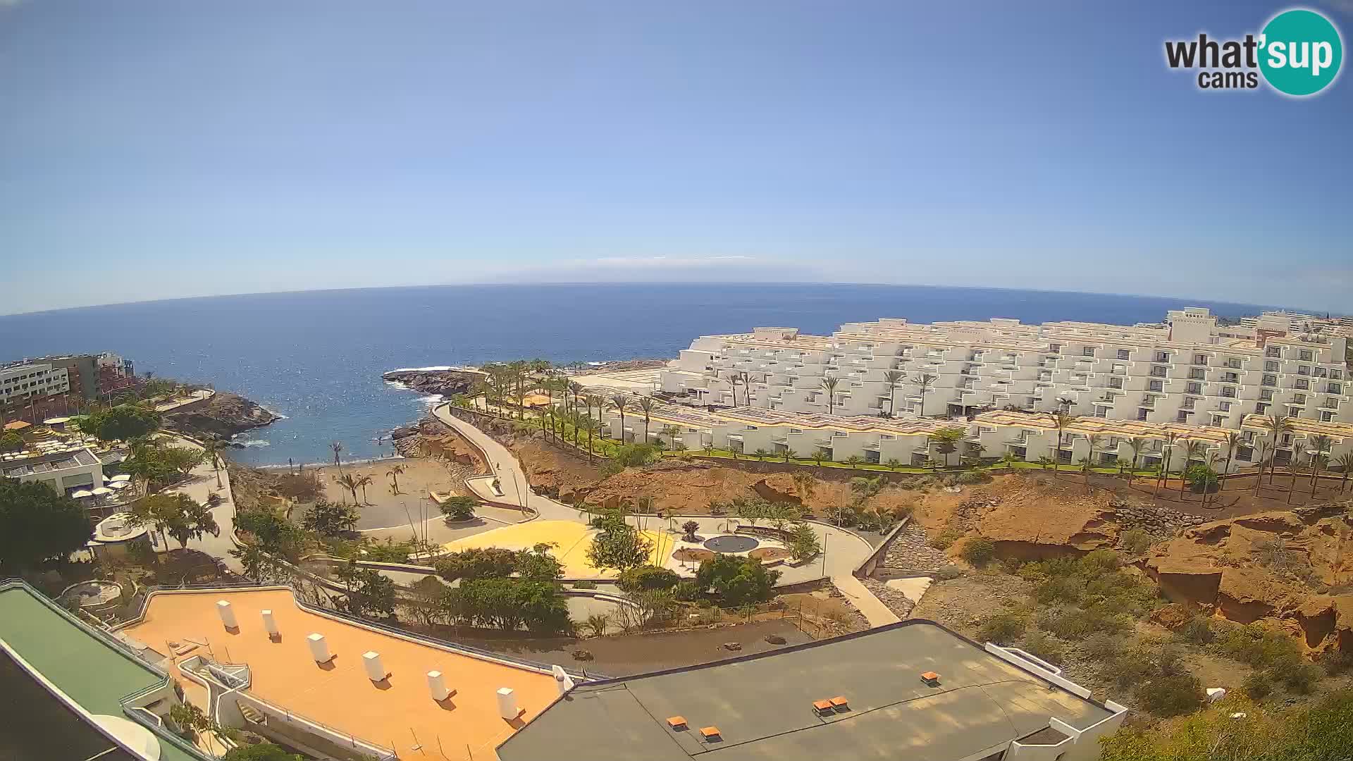 Web kamera uživo Playa de Las Galgas – Playa Paraiso – otok La Gomera – Costa Adeje – Tenerife
