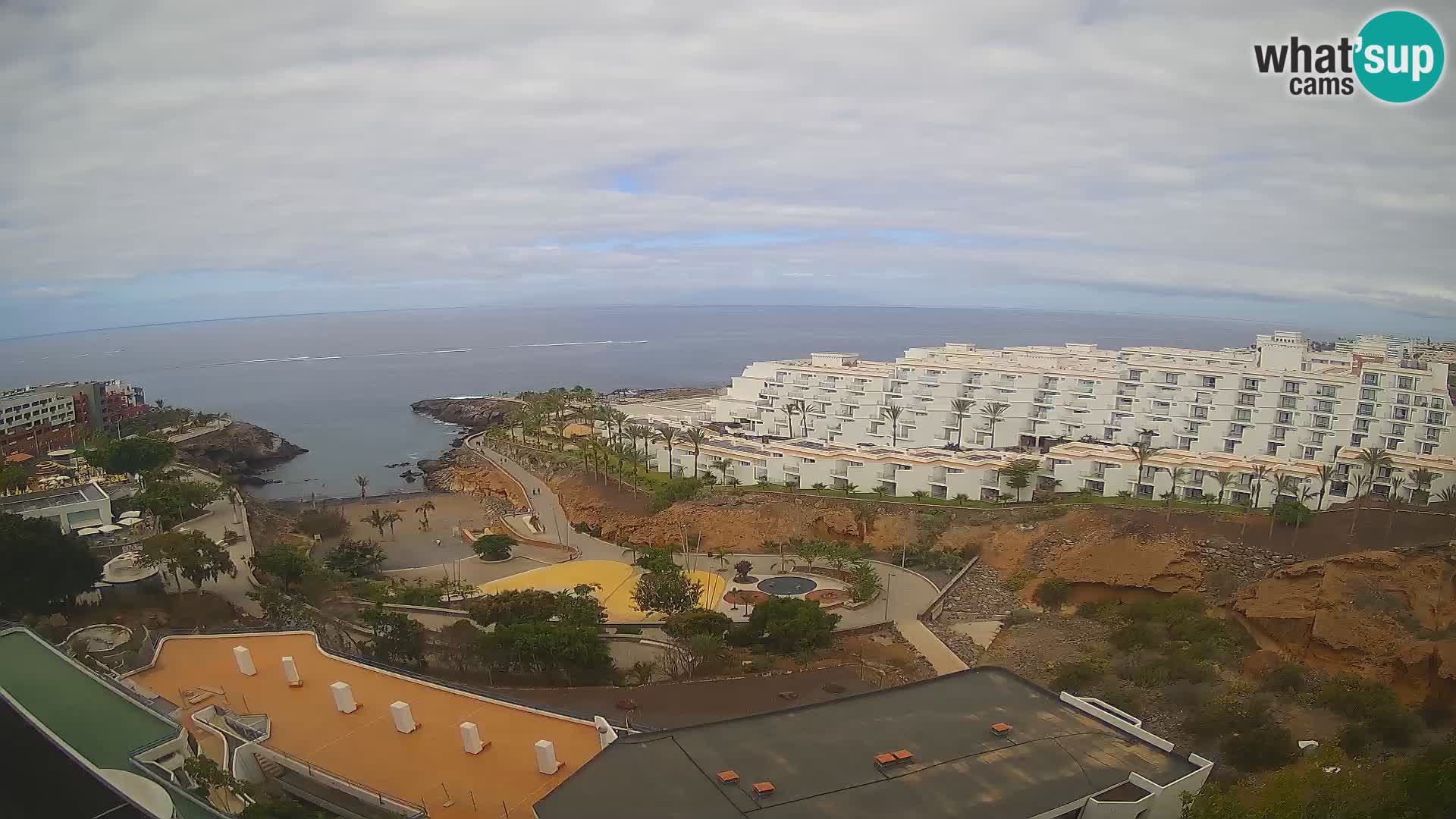 Live webcam Playa de Las Galgas – Playa Paraiso – La Gomera island – Adeje – Tenerife