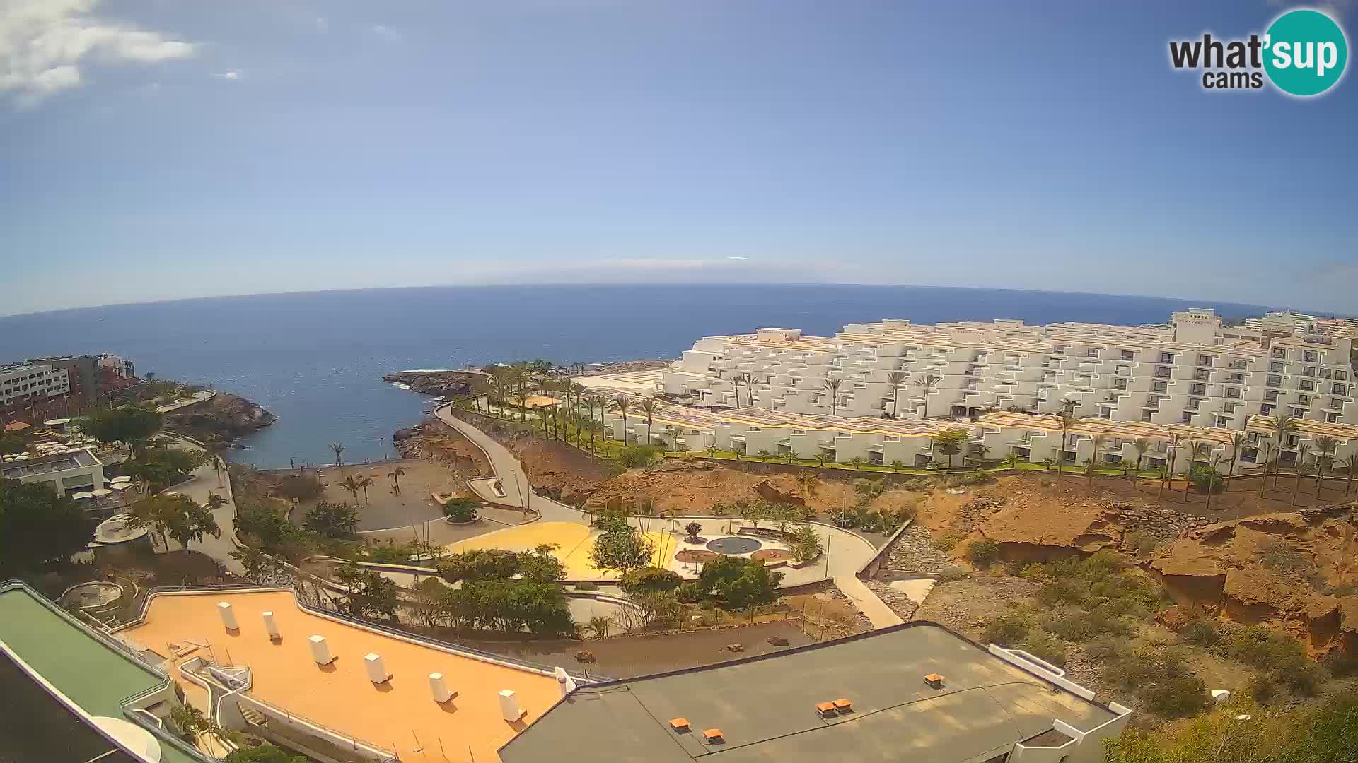Live-Webcam Las Galgas Strand – Playa Paraiso – Insel La Gomera – Costa Adeje – Teneriffa