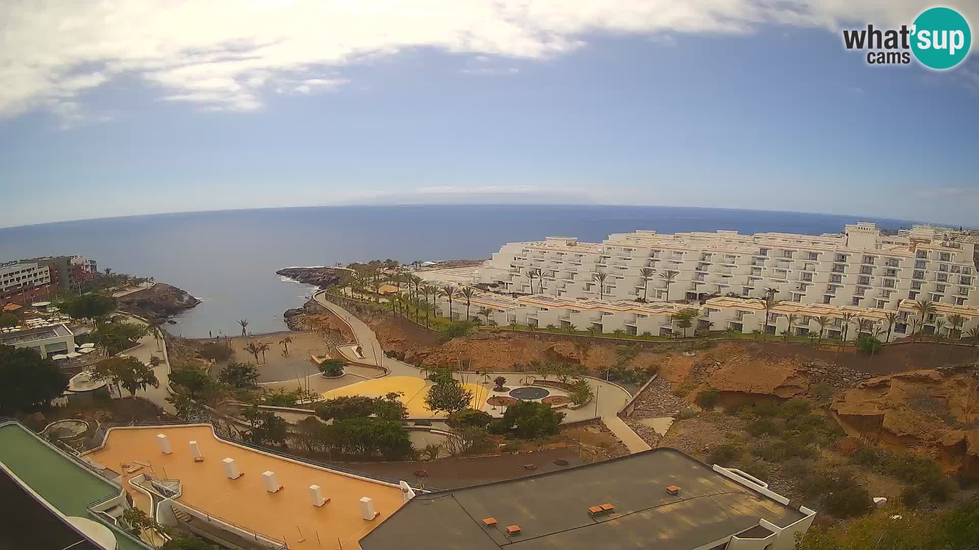 Webcam en direct Playa de Las Galgas – Playa Paraiso – île de La Gomera – Costa Adeje – Tenerife