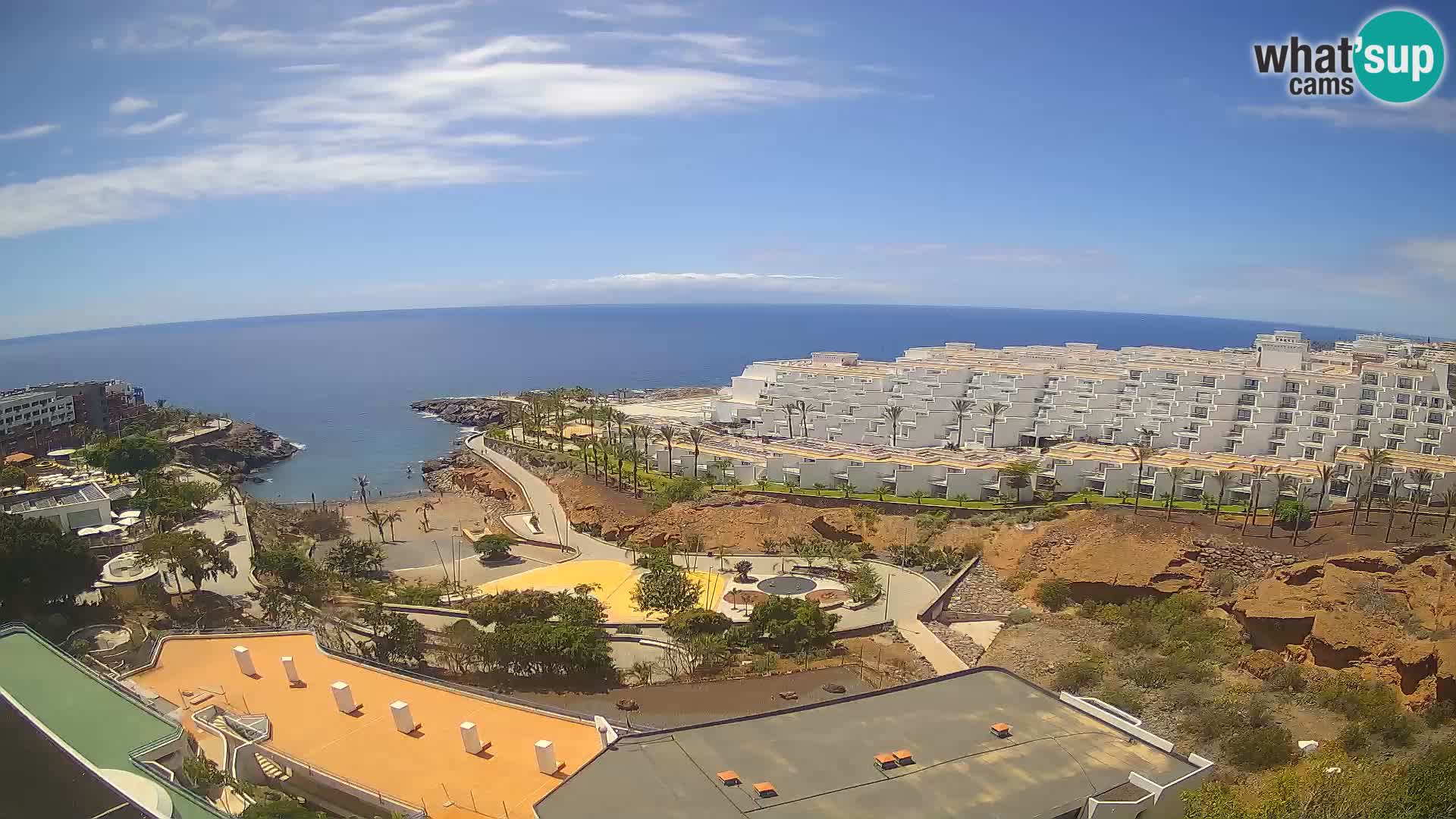 Webcam en direct Playa de Las Galgas – Playa Paraiso – île de La Gomera – Costa Adeje – Tenerife