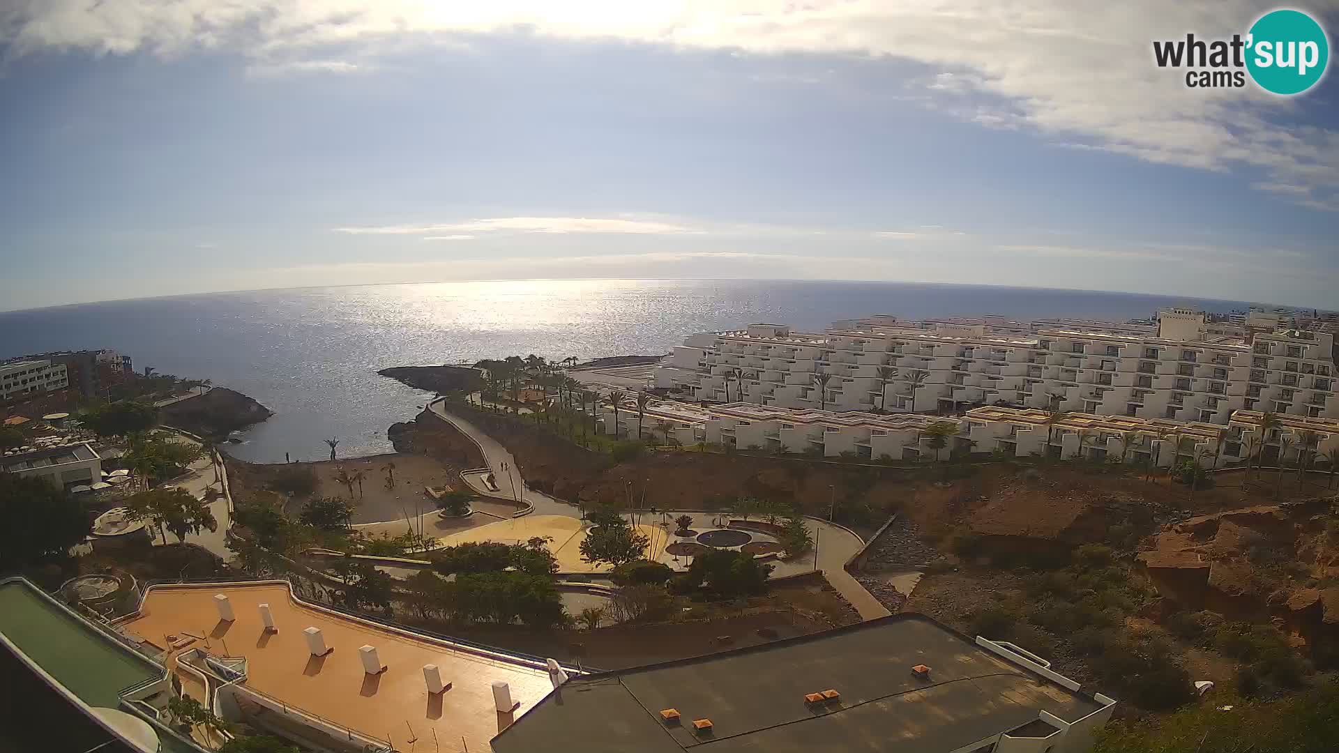 Spletna kamera v živo Las Galgas plaža – Playa Paraiso – otok La Gomera – Costa Adeje – Tenerife