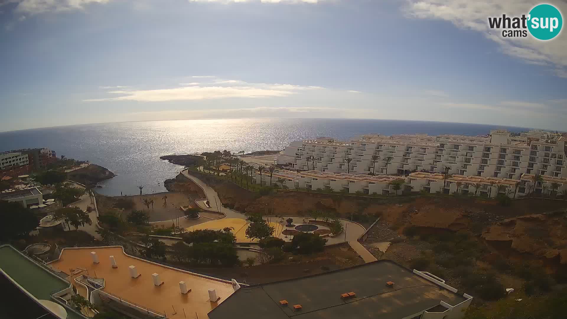 Live webcam Playa de Las Galgas – Playa Paraiso – La Gomera island – Adeje – Tenerife