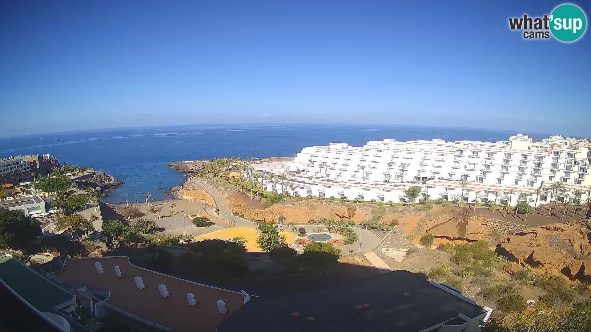 Webcam live spiaggia Las Galgas – Playa Paraiso – Isola La Gomera – Costa Adeje – Tenerife