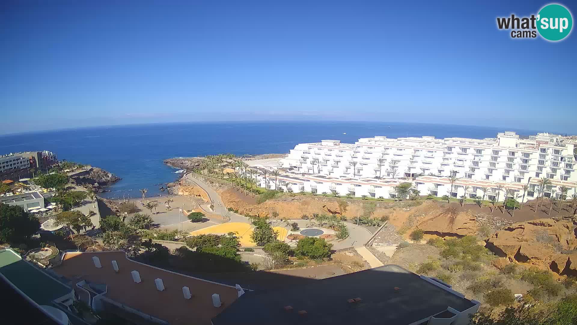 Web kamera uživo Playa de Las Galgas – Playa Paraiso – otok La Gomera – Costa Adeje – Tenerife
