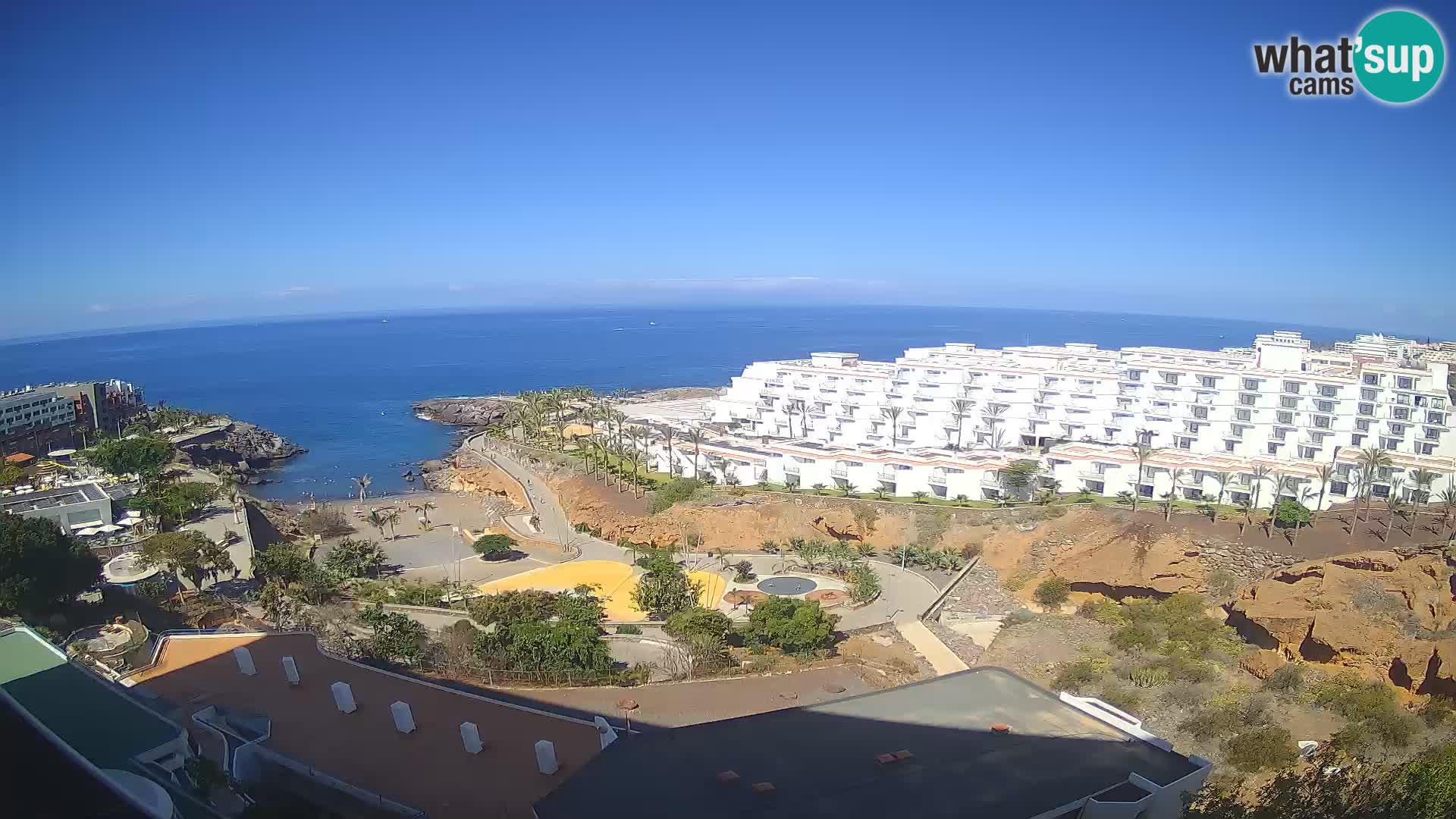 Webcam en vivo Playa de Las Galgas – Playa Paraíso – Isla de La Gomera – Costa Adeje – Tenerife