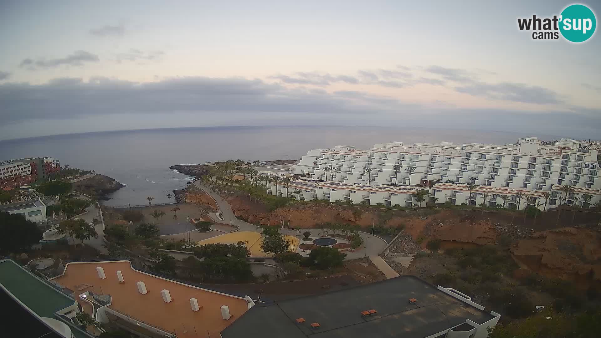 Live webcam Playa de Las Galgas – Playa Paraiso – La Gomera island – Adeje – Tenerife