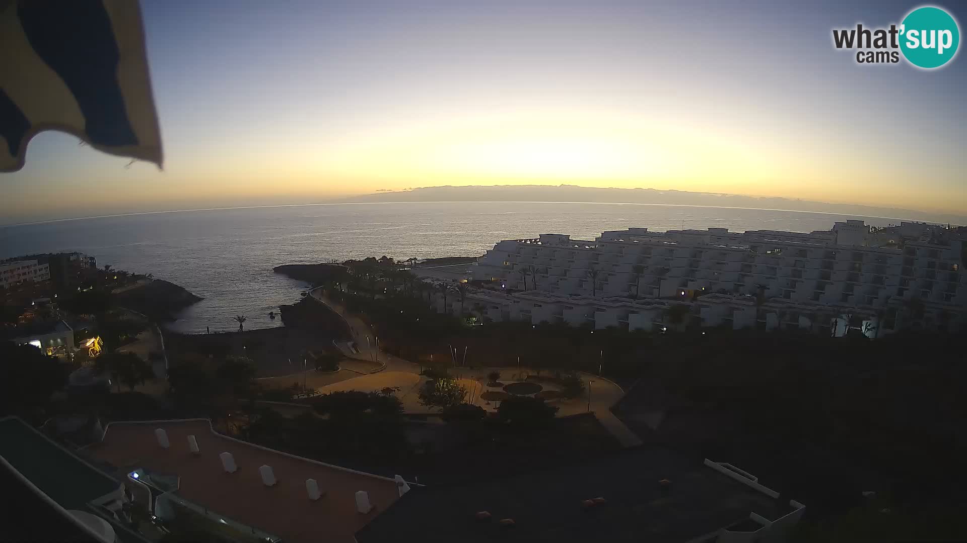 Spletna kamera v živo Las Galgas plaža – Playa Paraiso – otok La Gomera – Costa Adeje – Tenerife