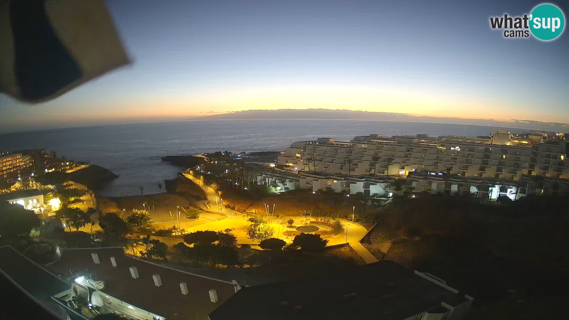 Webcam en vivo Playa de Las Galgas – Playa Paraíso – Isla de La Gomera – Costa Adeje – Tenerife