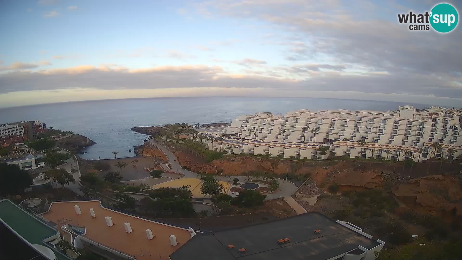 Live webcam Playa de Las Galgas – Playa Paraiso – La Gomera island – Adeje – Tenerife