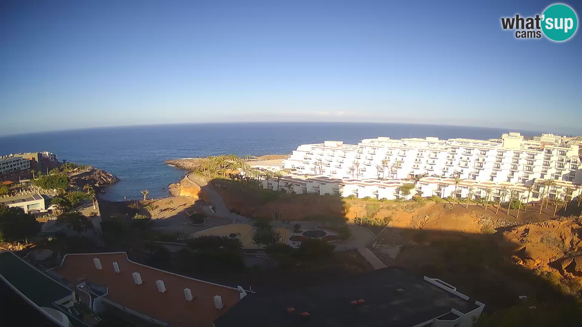 Spletna kamera v živo Las Galgas plaža – Playa Paraiso – otok La Gomera – Costa Adeje – Tenerife