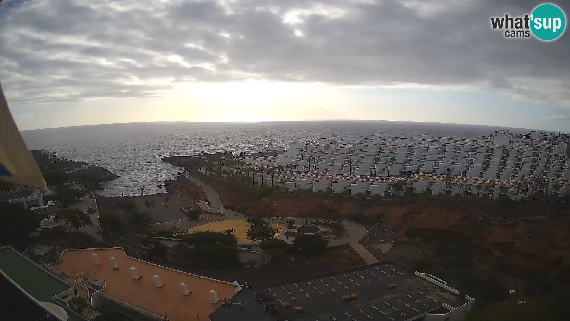 Live webcam Playa de Las Galgas – Playa Paraiso – La Gomera island – Adeje – Tenerife