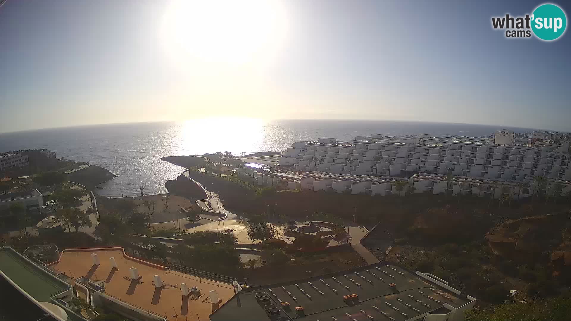 Live webcam Playa de Las Galgas – Playa Paraiso – La Gomera island – Adeje – Tenerife