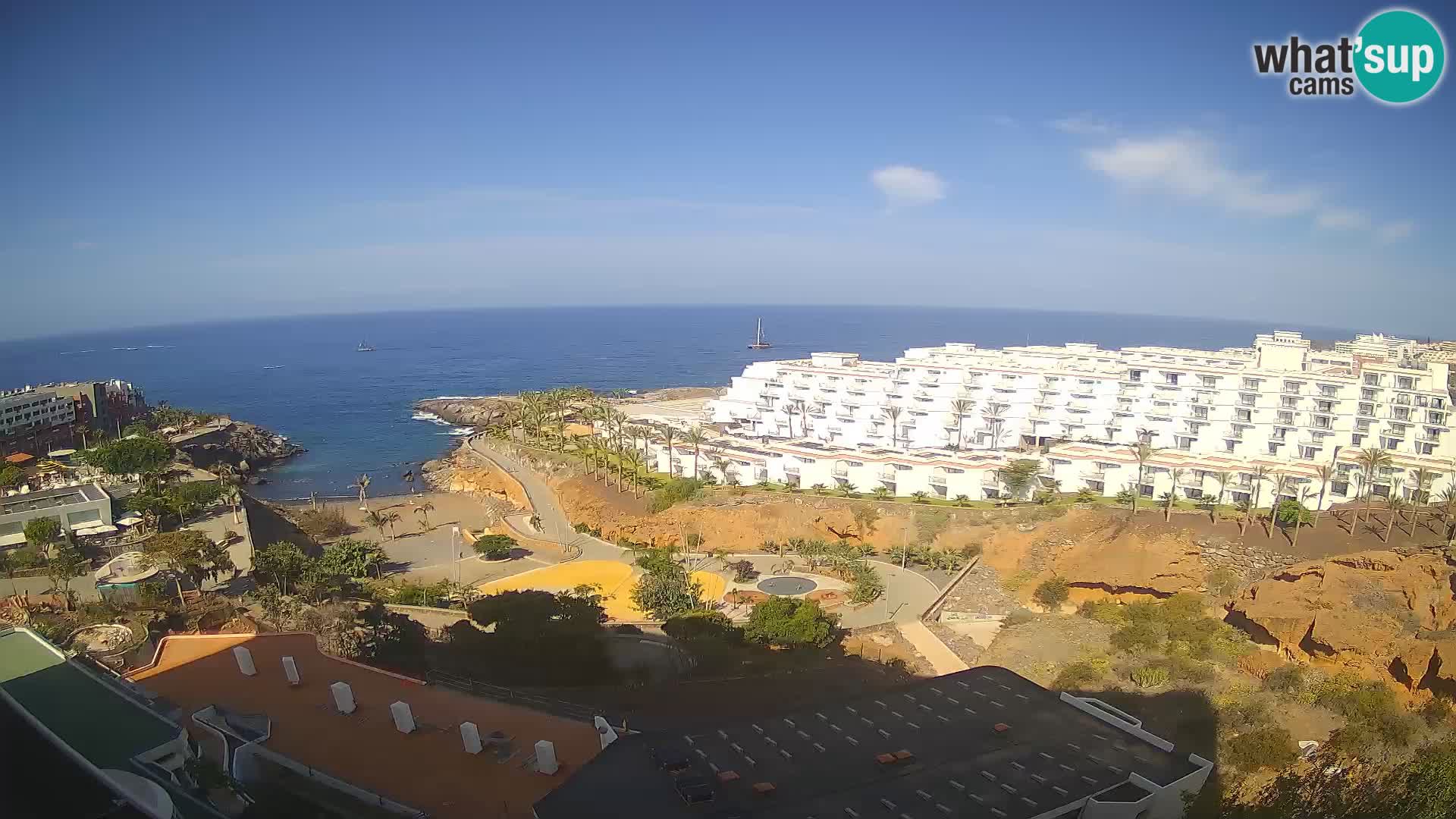 Webcam en direct Playa de Las Galgas – Playa Paraiso – île de La Gomera – Costa Adeje – Tenerife