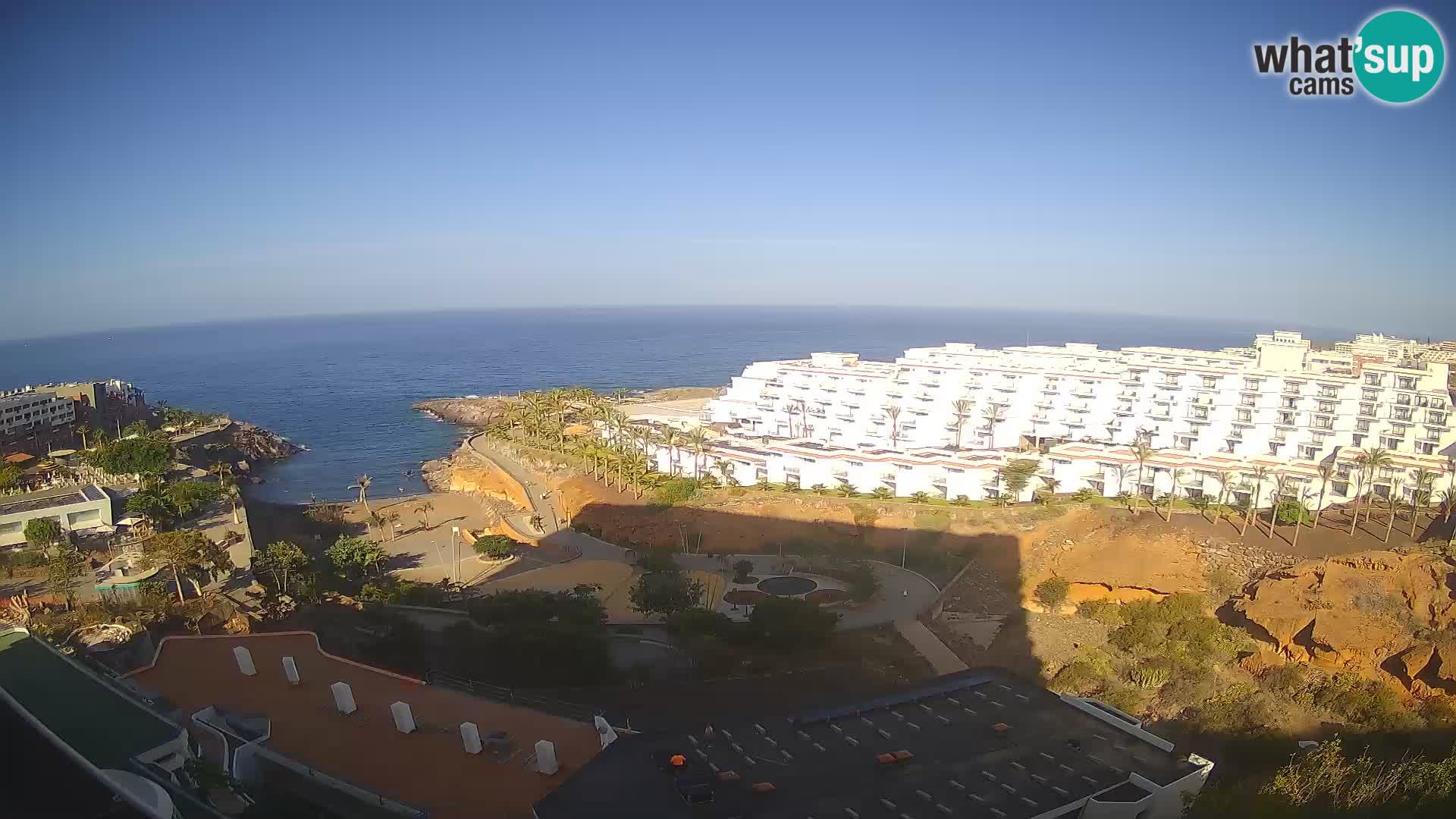 Live webcam Playa de Las Galgas – Playa Paraiso – La Gomera island – Adeje – Tenerife