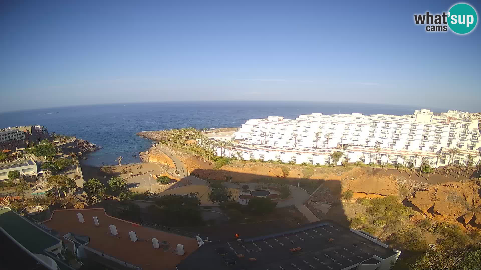 Live webcam Playa de Las Galgas – Playa Paraiso – La Gomera island – Adeje – Tenerife