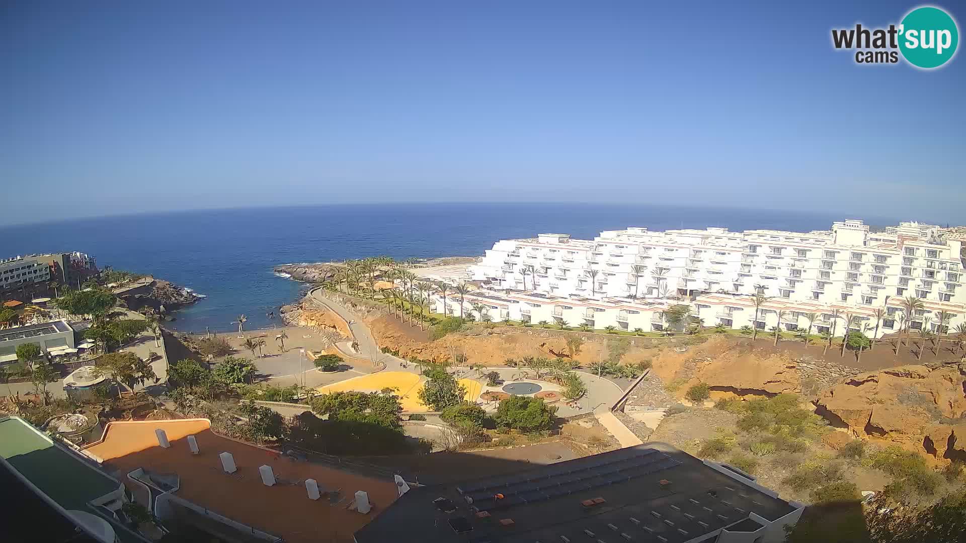 Live-Webcam Las Galgas Strand – Playa Paraiso – Insel La Gomera – Costa Adeje – Teneriffa