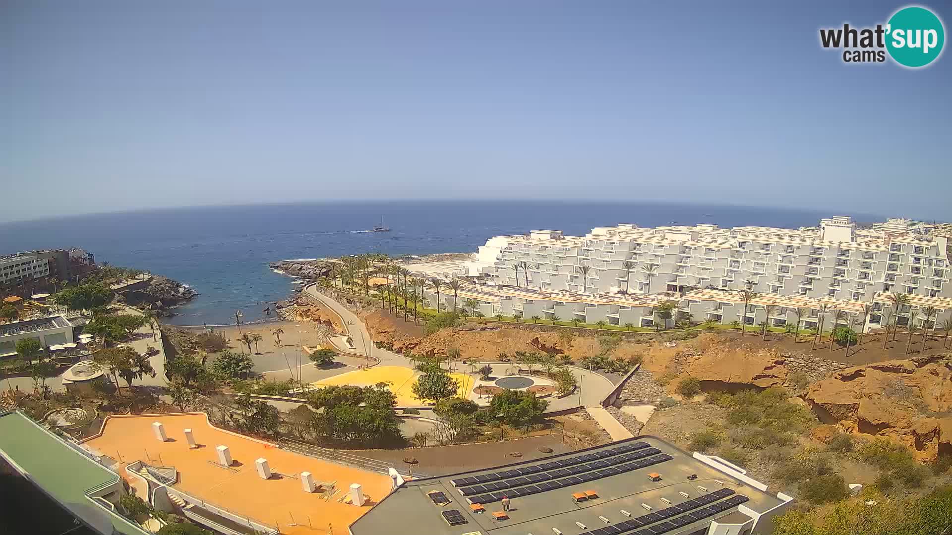 Webcam en vivo Playa de Las Galgas – Playa Paraíso – Isla de La Gomera – Costa Adeje – Tenerife
