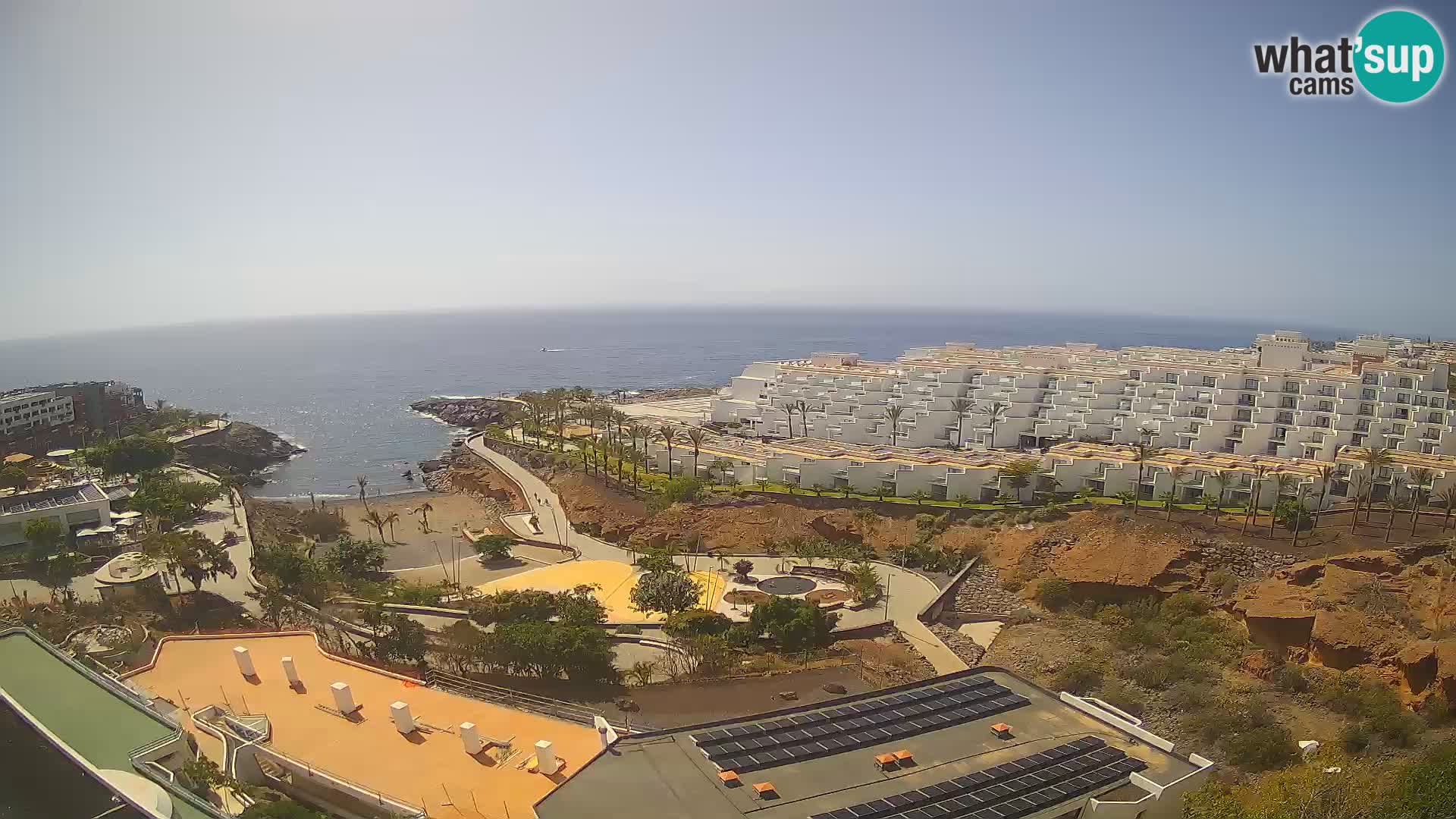 Spletna kamera v živo Las Galgas plaža – Playa Paraiso – otok La Gomera – Costa Adeje – Tenerife