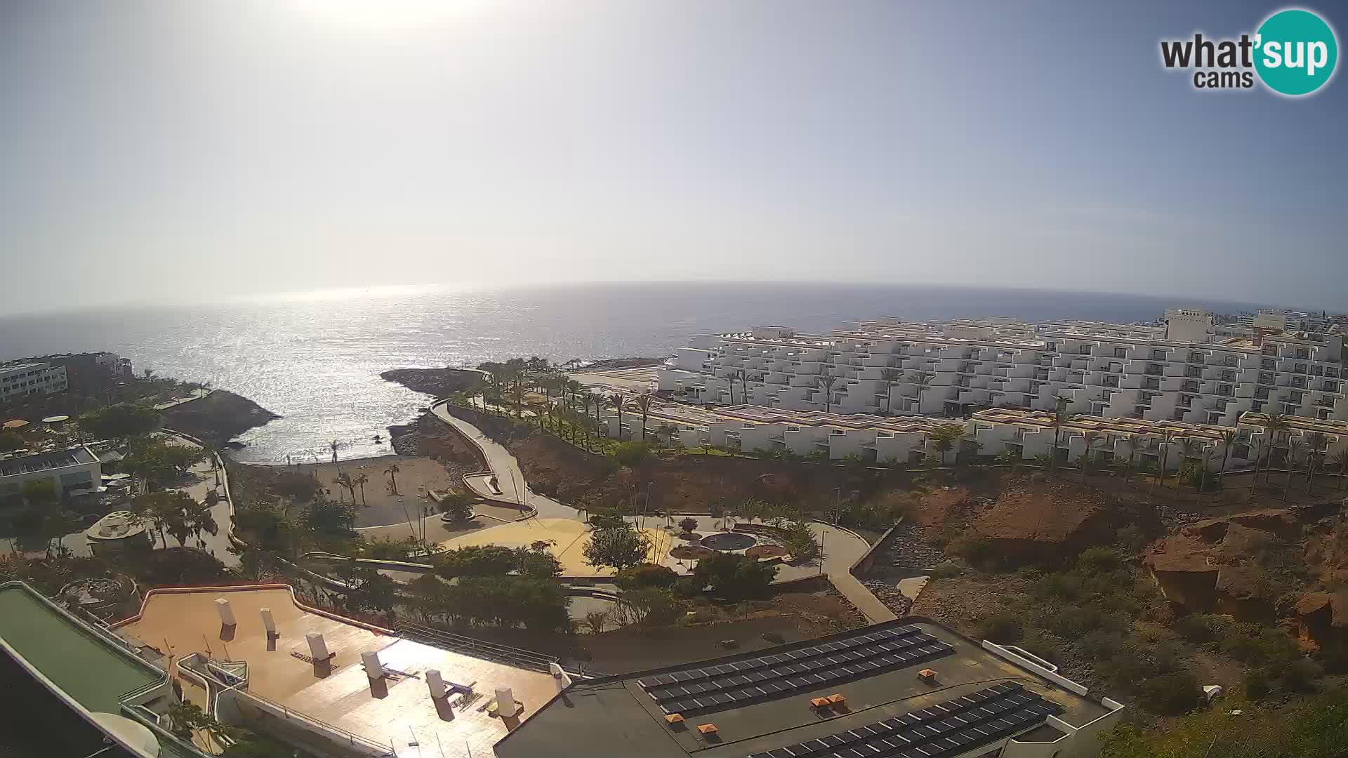 Live webcam Playa de Las Galgas – Playa Paraiso – La Gomera island – Adeje – Tenerife