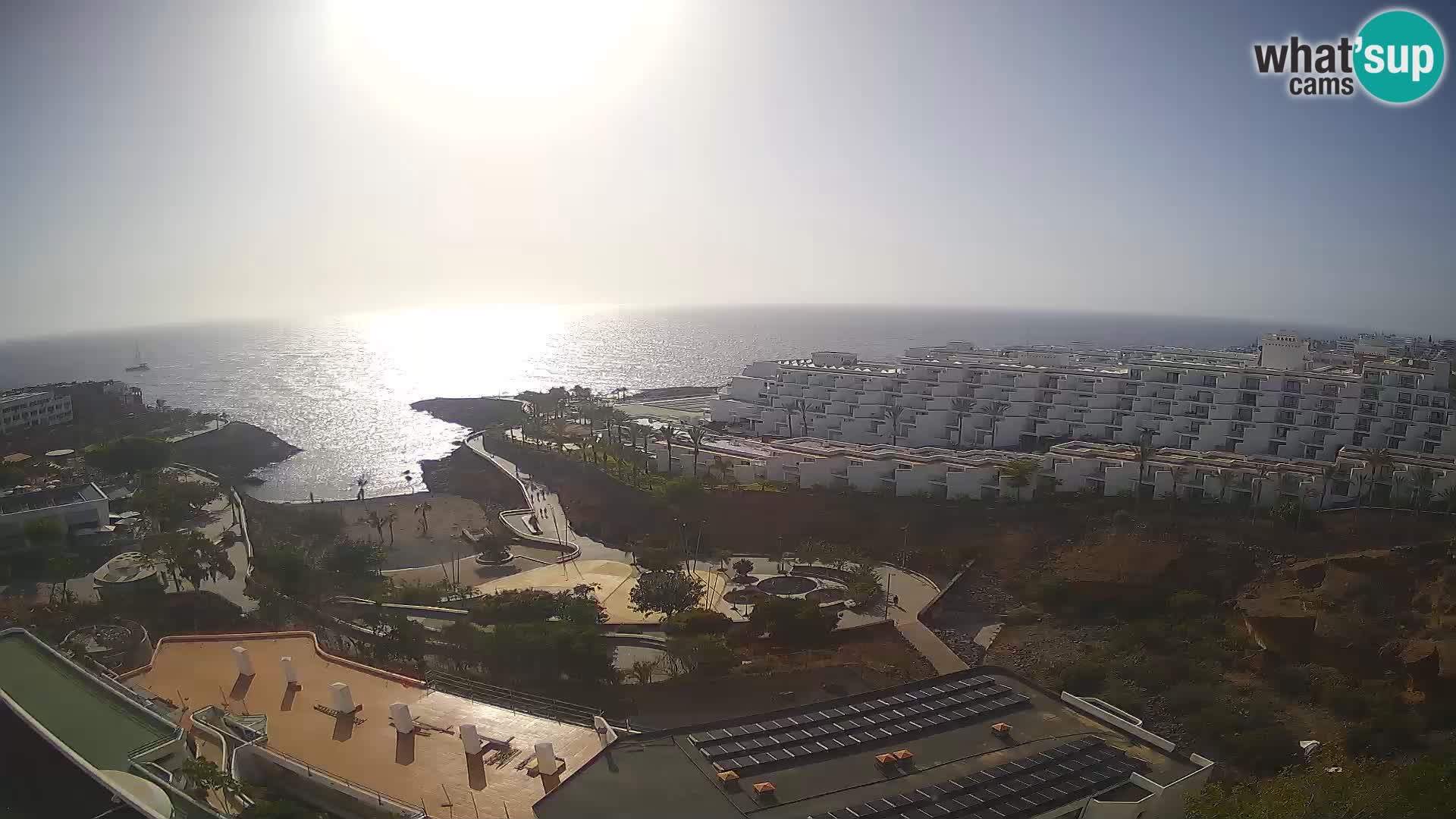 Spletna kamera v živo Las Galgas plaža – Playa Paraiso – otok La Gomera – Costa Adeje – Tenerife