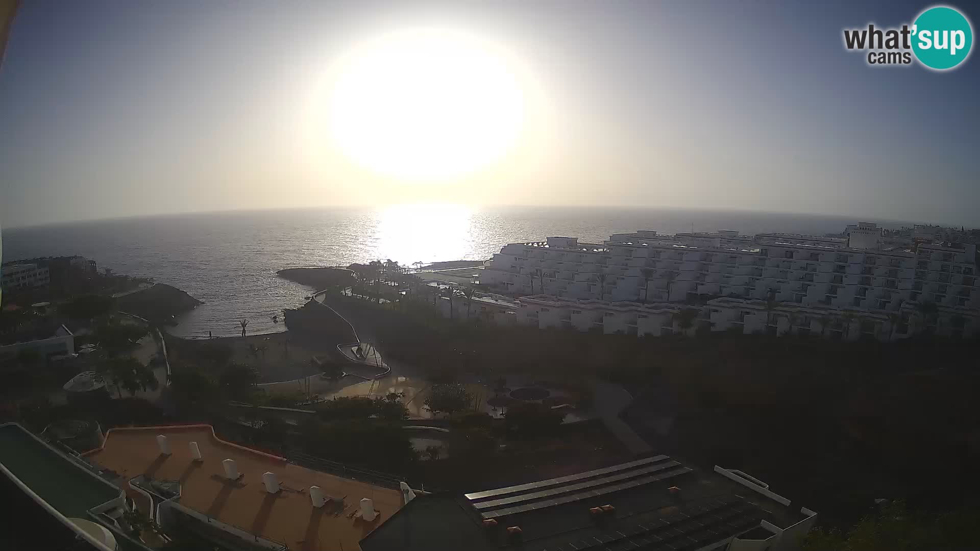 Live webcam Playa de Las Galgas – Playa Paraiso – La Gomera island – Adeje – Tenerife