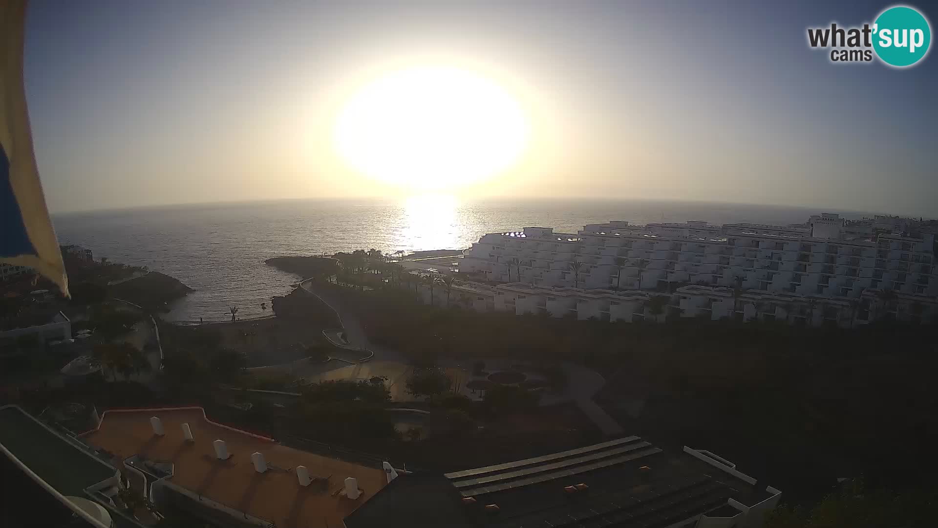 Live webcam Playa de Las Galgas – Playa Paraiso – La Gomera island – Adeje – Tenerife
