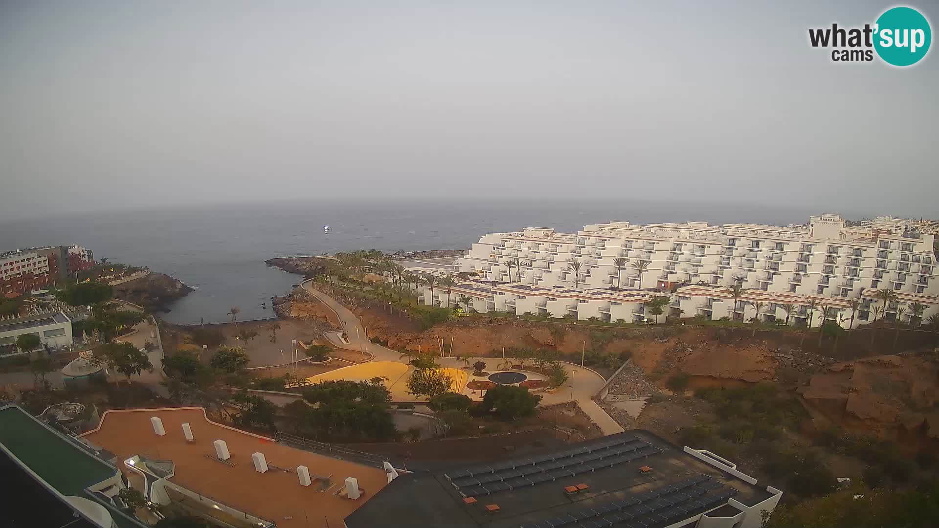 Live webcam Playa de Las Galgas – Playa Paraiso – La Gomera island – Adeje – Tenerife