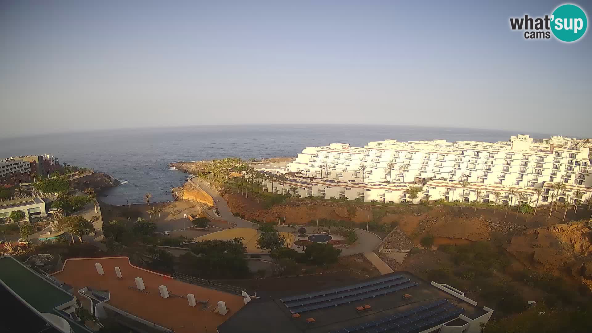 Live webcam Playa de Las Galgas – Playa Paraiso – La Gomera island – Adeje – Tenerife