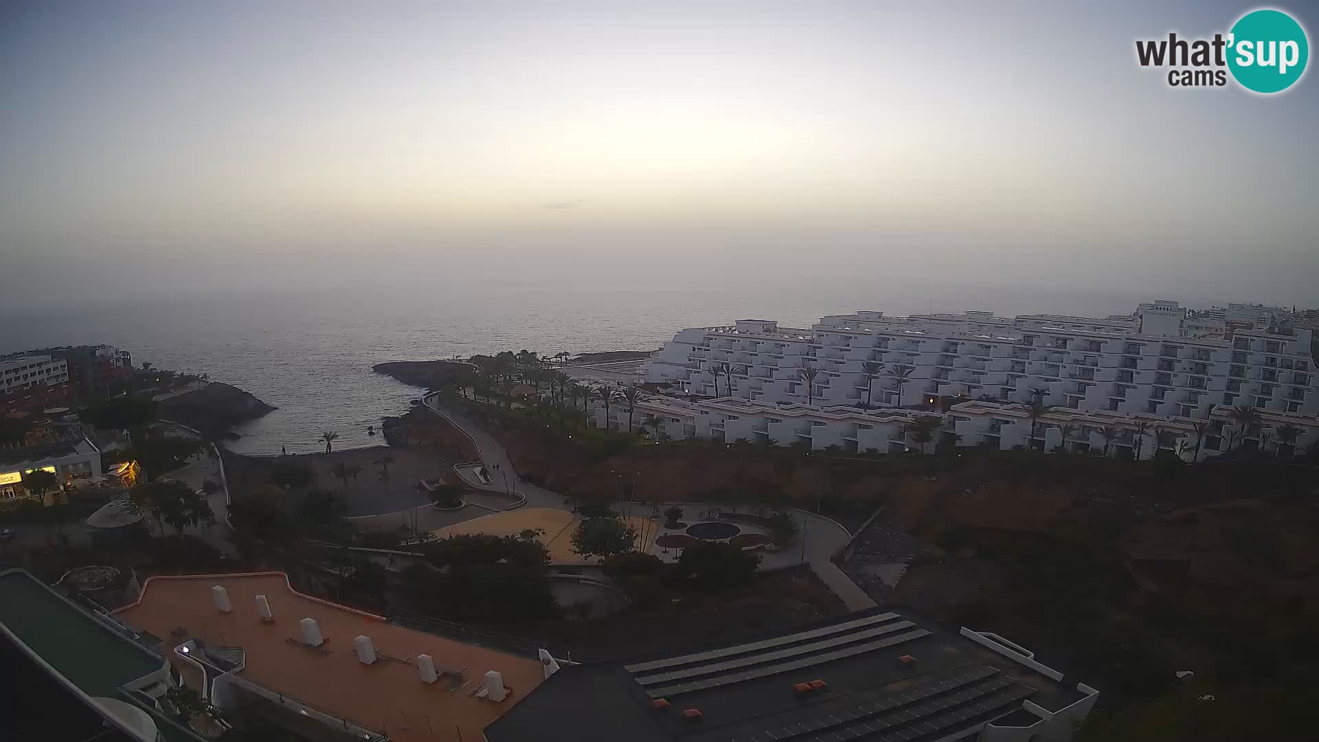 Live webcam Playa de Las Galgas – Playa Paraiso – La Gomera island – Adeje – Tenerife