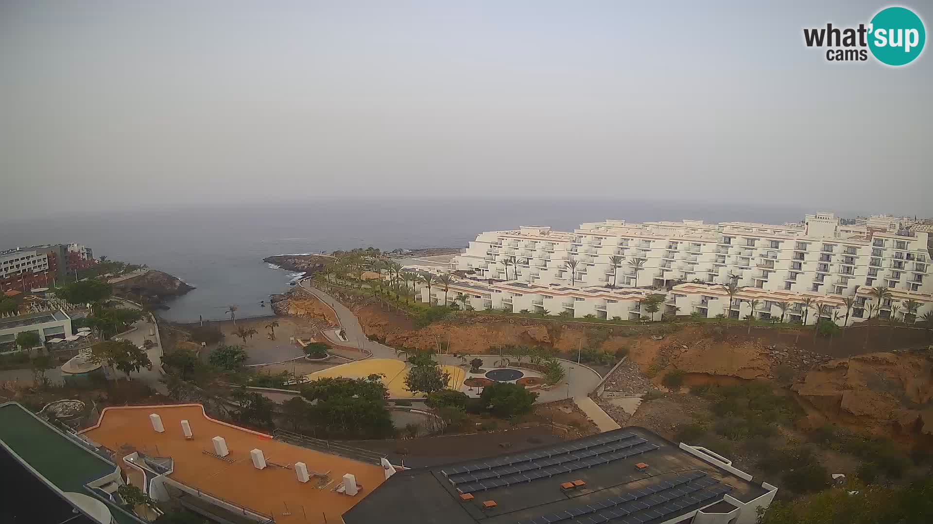 Live webcam Playa de Las Galgas – Playa Paraiso – La Gomera island – Adeje – Tenerife