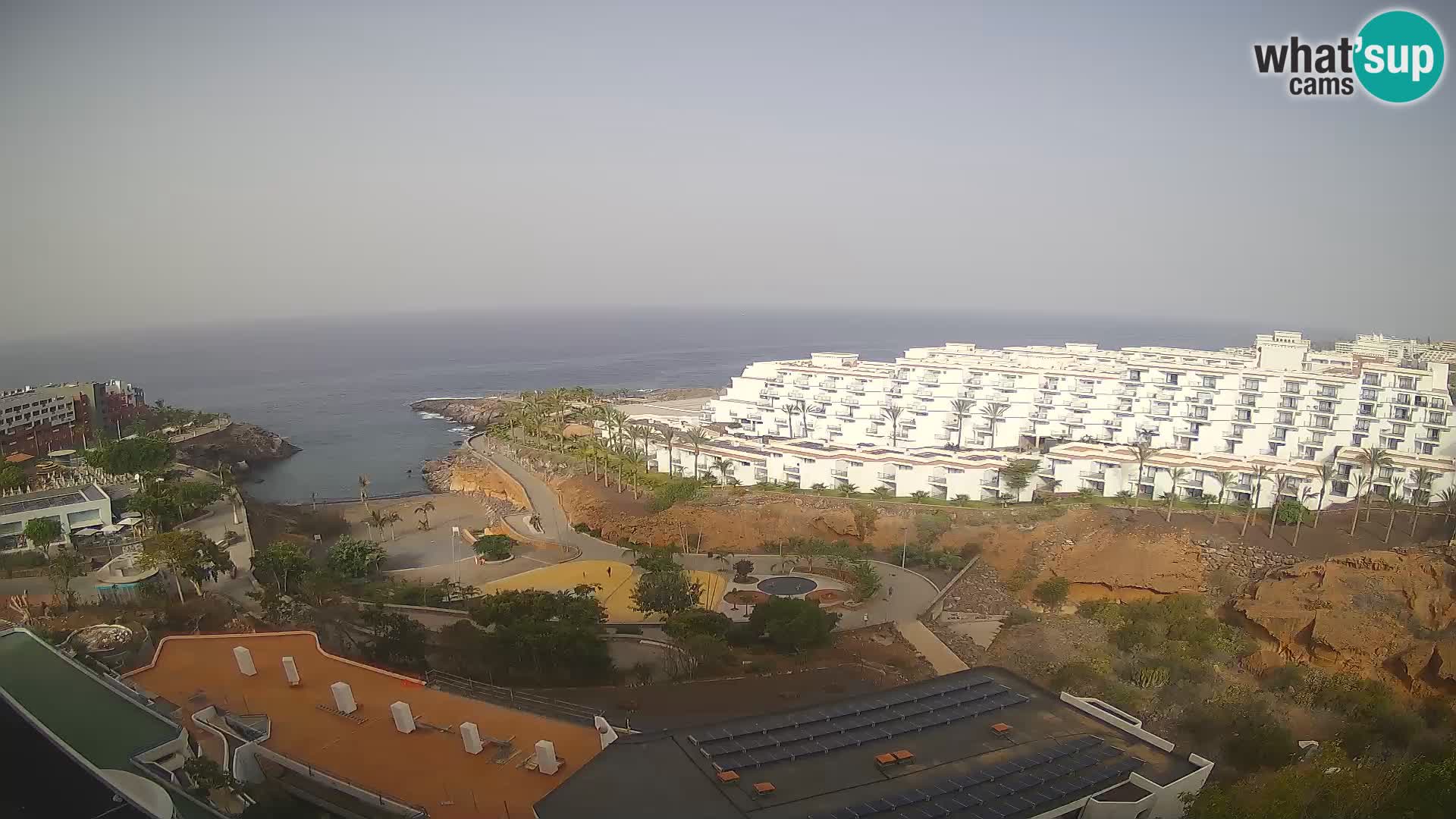 Live webcam Playa de Las Galgas – Playa Paraiso – La Gomera island – Adeje – Tenerife