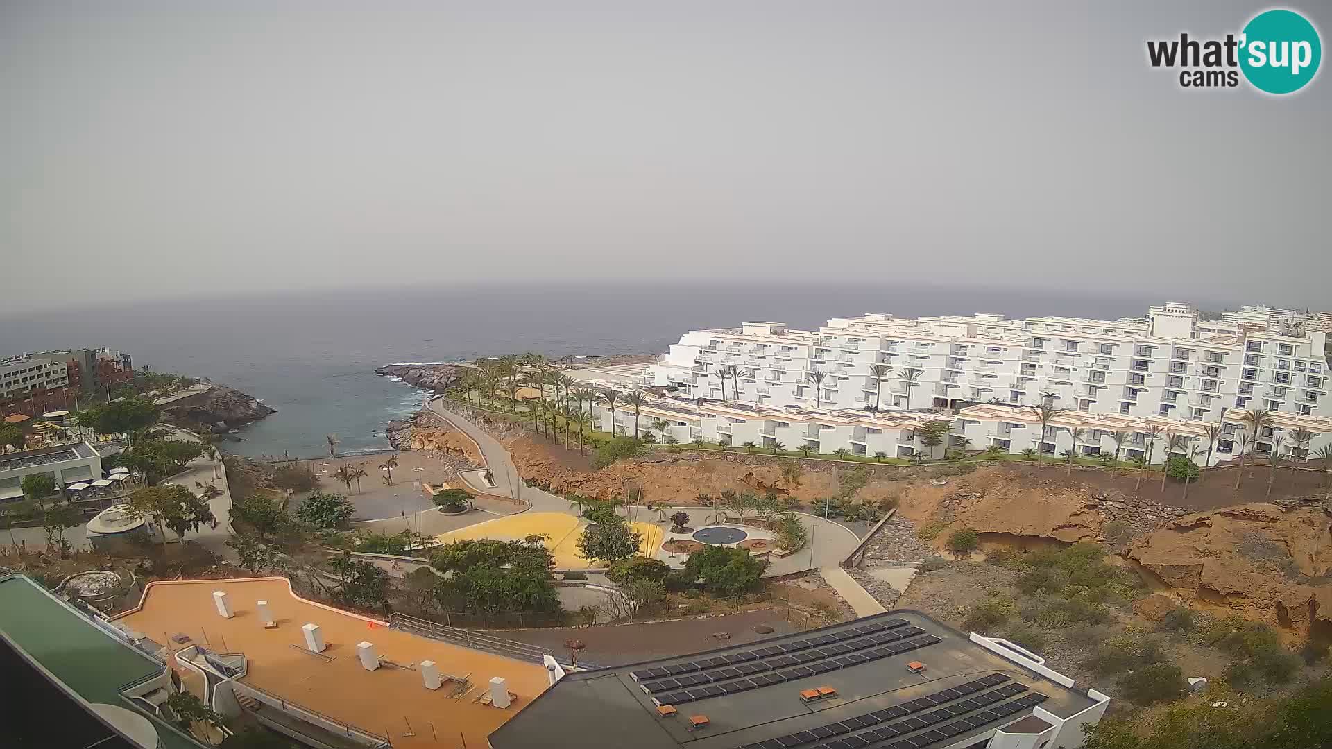 Live webcam Playa de Las Galgas – Playa Paraiso – La Gomera island – Adeje – Tenerife