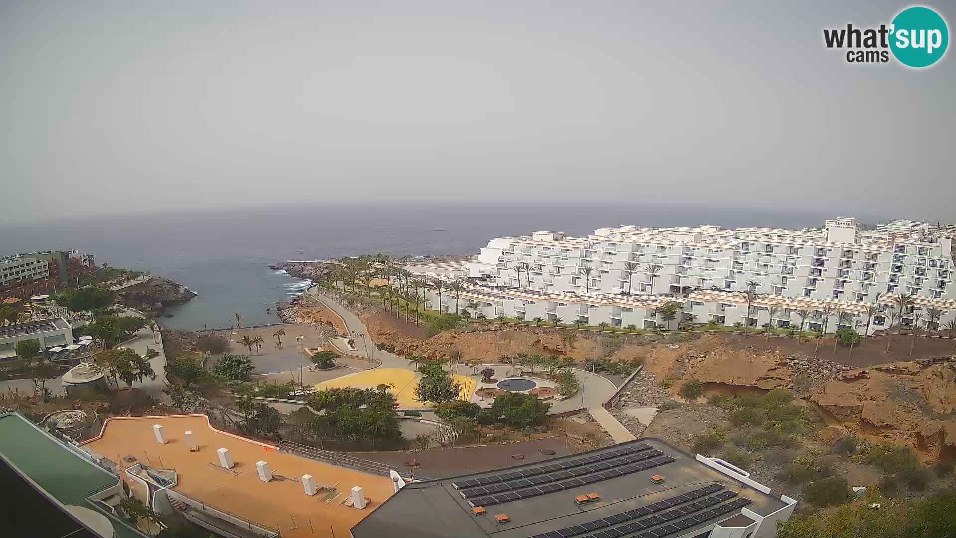 Live webcam Playa de Las Galgas – Playa Paraiso – La Gomera island – Adeje – Tenerife
