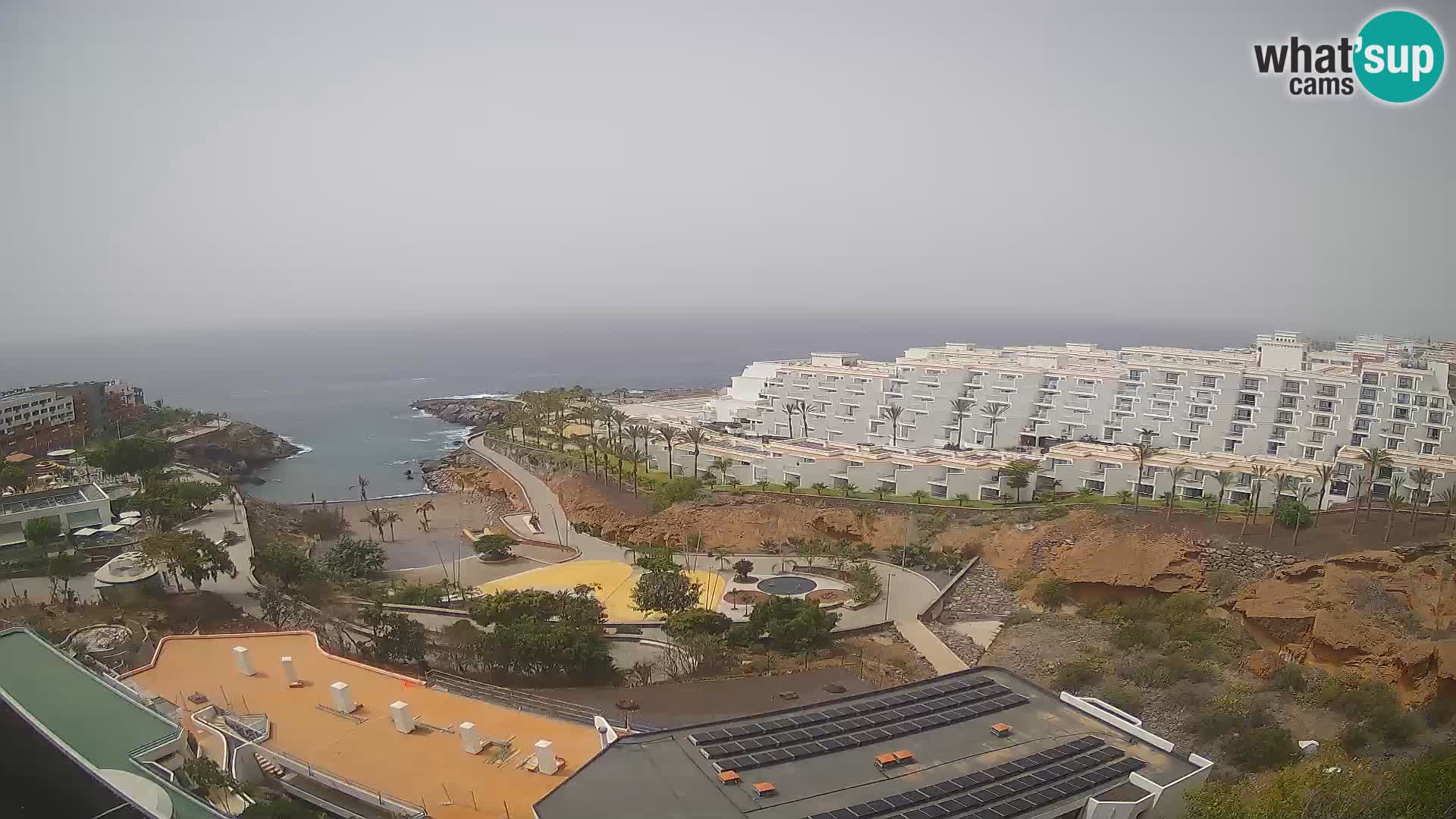 Live webcam Playa de Las Galgas – Playa Paraiso – La Gomera island – Adeje – Tenerife