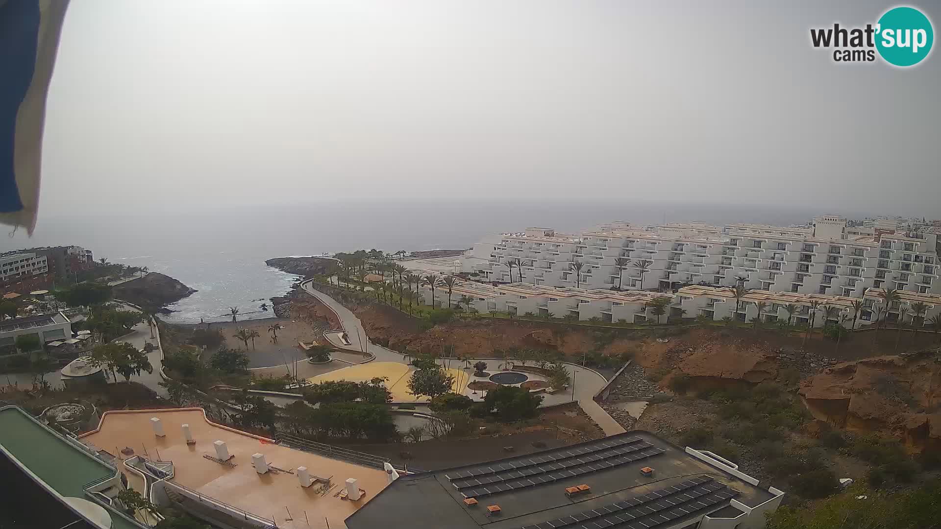 Live webcam Playa de Las Galgas – Playa Paraiso – La Gomera island – Adeje – Tenerife