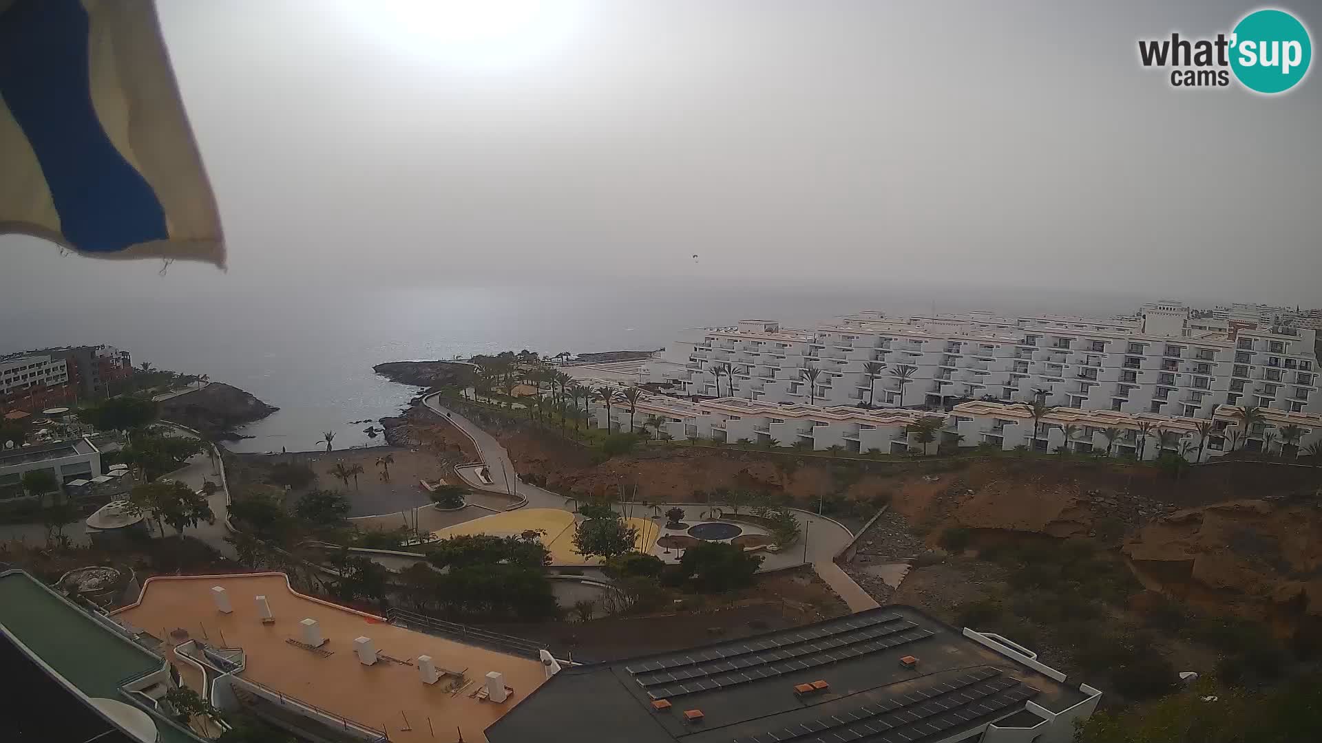 Live webcam Playa de Las Galgas – Playa Paraiso – La Gomera island – Adeje – Tenerife
