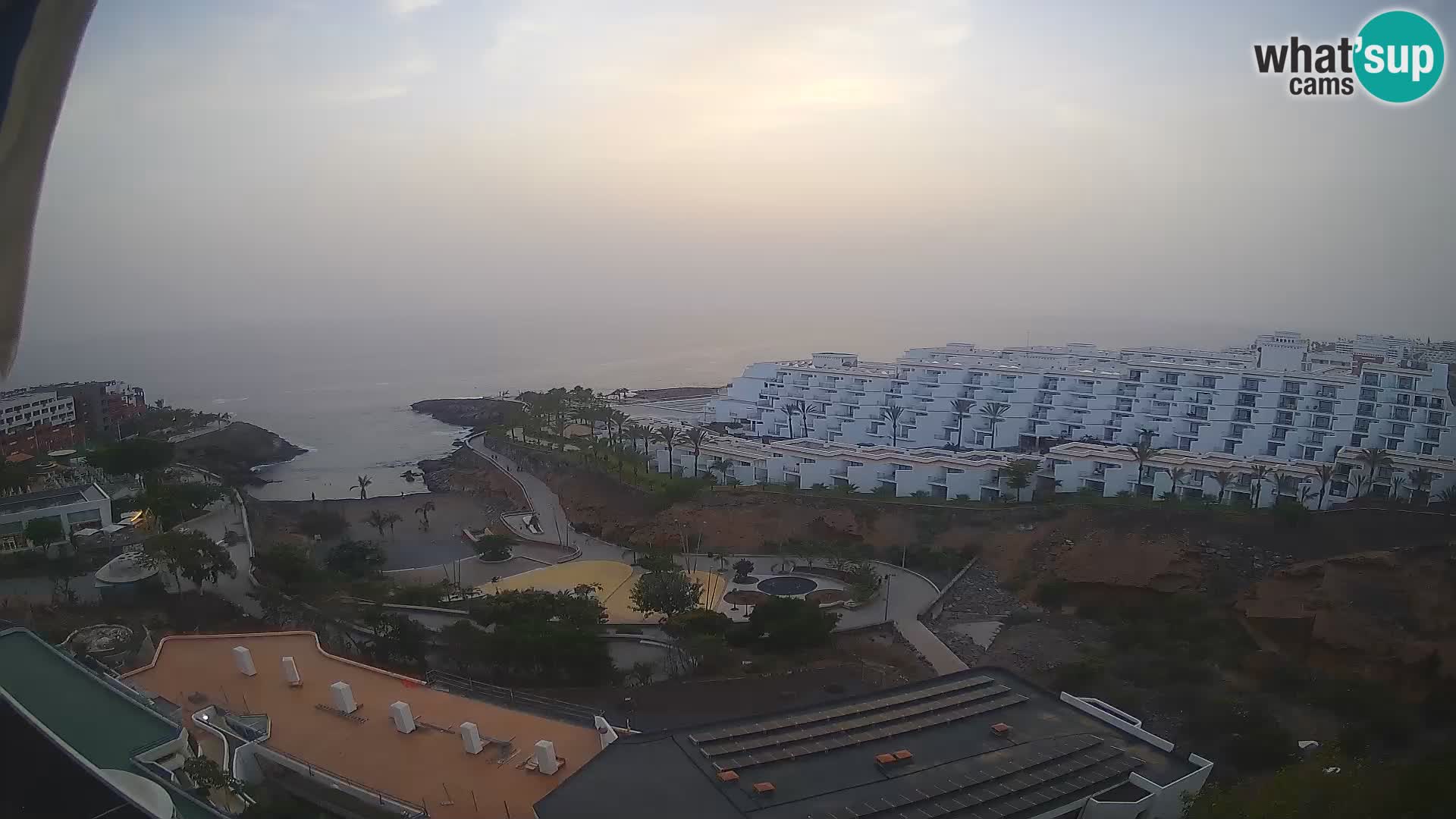 Spletna kamera v živo Las Galgas plaža – Playa Paraiso – otok La Gomera – Costa Adeje – Tenerife