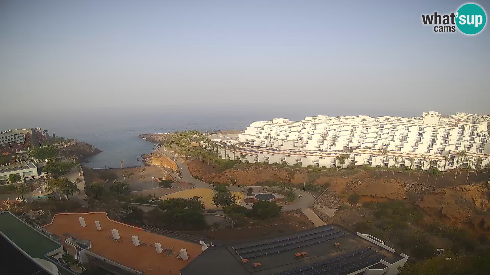 Live webcam Playa de Las Galgas – Playa Paraiso – La Gomera island – Adeje – Tenerife