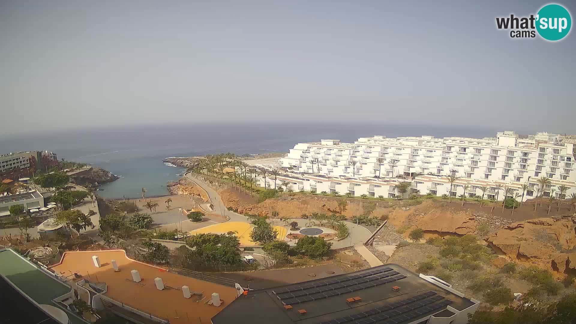 Live webcam Playa de Las Galgas – Playa Paraiso – La Gomera island – Adeje – Tenerife