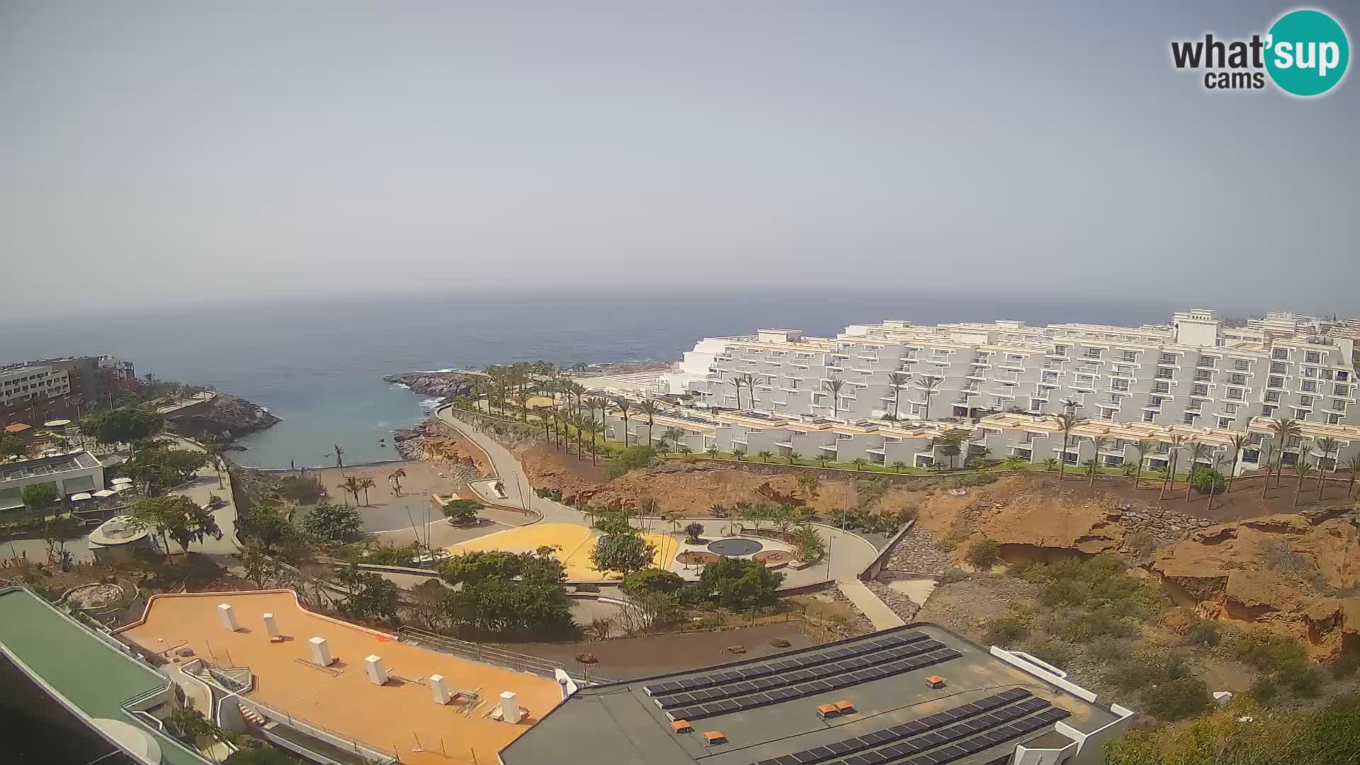 Live webcam Playa de Las Galgas – Playa Paraiso – La Gomera island – Adeje – Tenerife