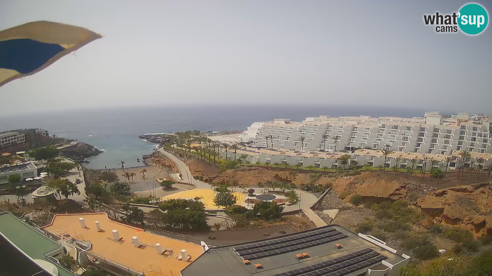 Live webcam Playa de Las Galgas – Playa Paraiso – La Gomera island – Adeje – Tenerife