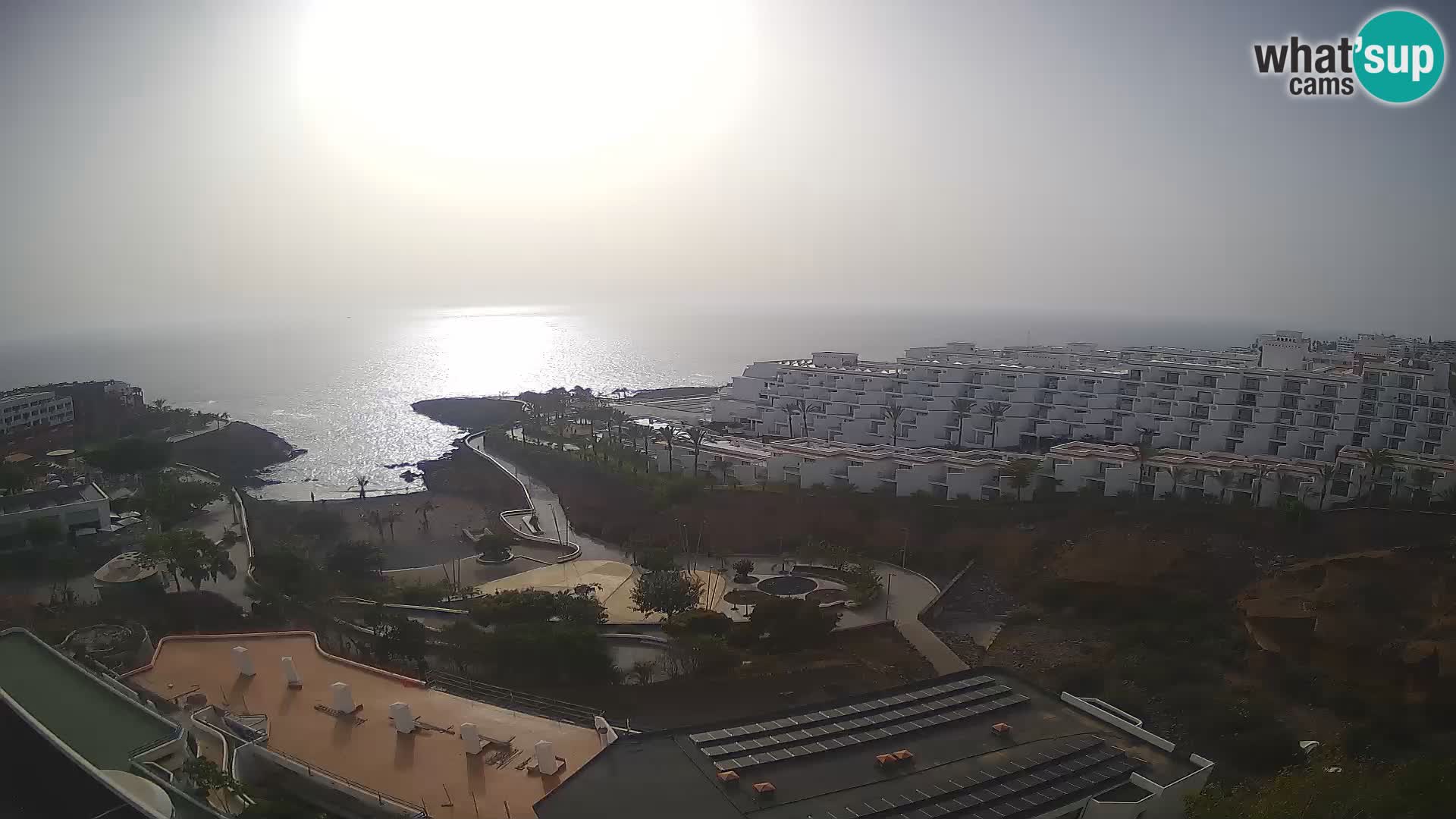 Live webcam Playa de Las Galgas – Playa Paraiso – La Gomera island – Adeje – Tenerife