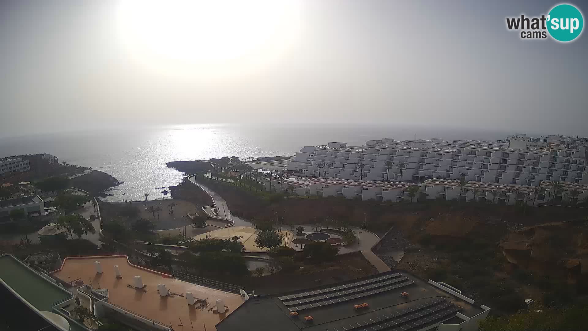 Live webcam Playa de Las Galgas – Playa Paraiso – La Gomera island – Adeje – Tenerife